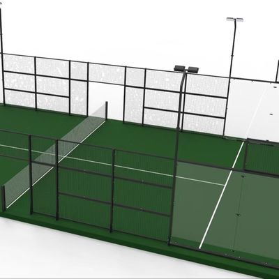 ราคาดี สนามเทนนิสกลางแจ้งแบบสังเคราะห์เรียบ Padel การติดตั้งง่าย ออนไลน์