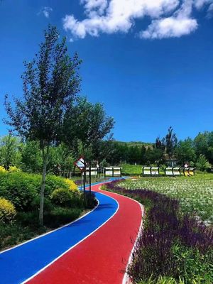 ราคาดี สนามวิ่งกีฬาทรงสี่เหลี่ยมที่มีความต้านทานการเสื่อมสําหรับการออกกําลังกายกลางแจ้ง ออนไลน์