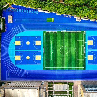 ราคาดี โพลีอุเรธาน สนามกีฬาพื้นผิวเรียบ / เนื้อผิวที่ได้รับการรับรองจาก ITF ด้วยความทนทานต่อไฟชั้น 1 ออนไลน์