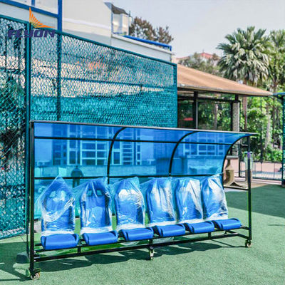 ราคาดี โทรทาเบอร์ ฟุตบอลสํารอง เบนจ์ Shelter กับ โลโก้ / ชื่อทีม ที่สามารถปรับเปลี่ยนได้ และ ADA ที่สอดคล้องกับการเข้าถึง ออนไลน์