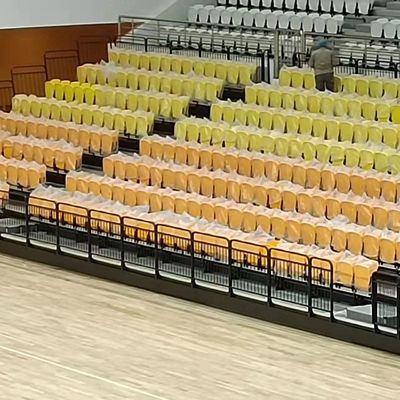 ราคาดี ผนังที่นั่ง บลีชเชอร์ แบบยืดหดได้ 100 ที่นั่งสำหรับโรงละครคอนเสิร์ตฮอลล์ ออนไลน์