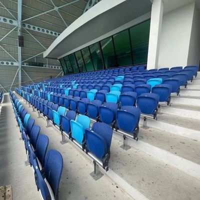 ราคาดี Anti Aging Fixed Plastic Stadium Chair For Arena Sport Field OEM ออนไลน์