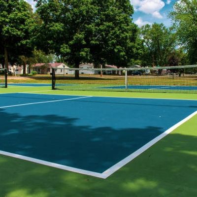 ราคาดี สนาม Pickelball ในร่มแบบพกพา 60 X 30ft Roll Mat บริการทาสีฟรี ออนไลน์