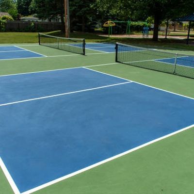 ราคาดี Pickleball Surface Pickelball Court Mat Portable 60 X 30ft Roll Mat Free Line Painting Service ออนไลน์