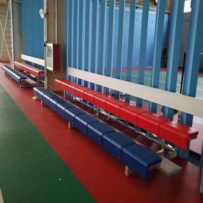 โทรทรอทเนอร์กลางแจ้งโลหะ Bleachers ด้วยการเลือก guardrail และ 20PCS / 36PCS ที่นั่ง