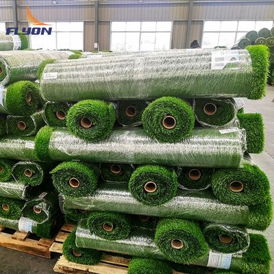 ราคาดี 22000 ความหนาแน่น สนามฟุตบอล หญ้าประดิษฐ์ด้วยเส้น PP PE 40-60 มม ออนไลน์