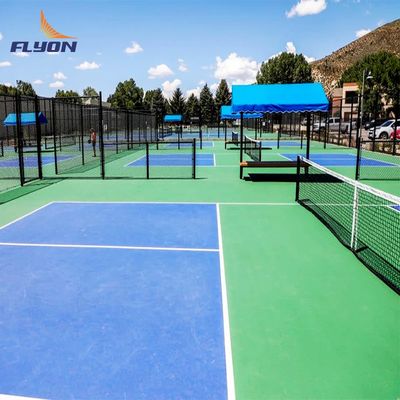 สนามพิกบอล แมท สนามขนาดตัวเลือก 60 * 30ft สําหรับการทํางานที่ยาวนาน