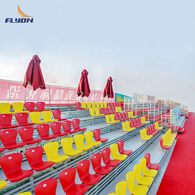 ราคาดี EN 12727 Compliant Aluminum Bleachers with BS 5852 Fire Resistance and 5 Years Warranty for Outdoor Stadium Seating ออนไลน์