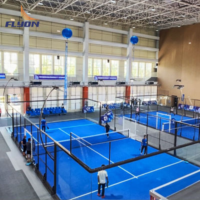 ราคาดี พื้นที่เรียบ Padel สนามเทนนิส มาตรฐานสําหรับความต้องการของลูกค้า ออนไลน์