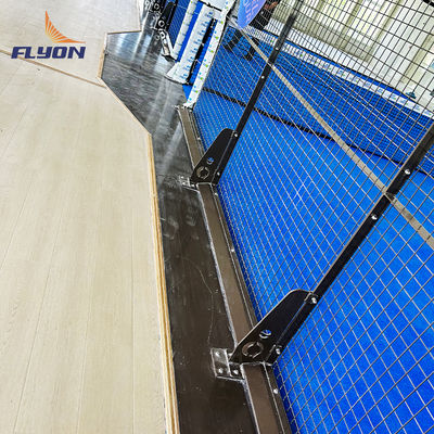 ราคาดี การแข่งขันเกรดเทนนิสเทคนิค Padel สนามเทนนิสติดตั้งง่าย ผิวสีเขียวเรียบ ออนไลน์