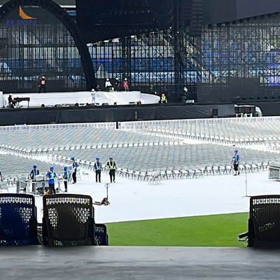 พื้นปูพื้นงานอีเว้นท์แบบพกพา ทนไฟ พร้อมรับประกัน 1 ปี ง่ายต่อการขนส่ง และระบบพื้นชั่วคราวที่ปรับแต่งได้