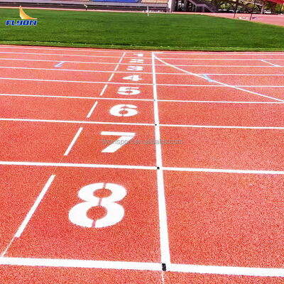 ราคาดี ลู่วิ่งยางสังเคราะห์แบบเทเต็มพื้นที่ หนา 13 มม. ได้รับการรับรอง IAAF พร้อมระบบดูดซับแรงกระแทกสำหรับสนามกีฬา ออนไลน์